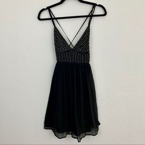 Zara NWT Beaded Mini Dress size Medium